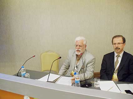 دکتر حسین محمدزاده صدیق در کنگره جهانی جاده ابریشم İpek yolu kongresi 2013